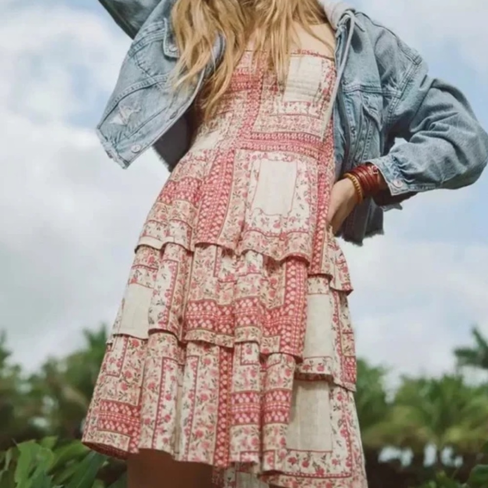AE RUFFLE TIERED DRESS